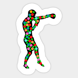 Polka Dot Boxing Sticker
